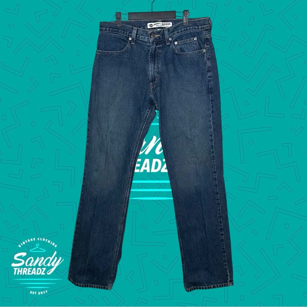 Harley-Davidson Boot Cut Denim Jeans - Picture 2 of 6